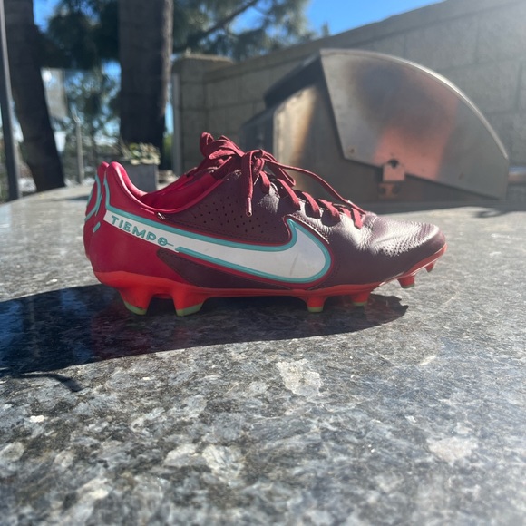 Nike Legend 9 Academy AG 'Red Blue' Soccer Cleats - Picture 1 of 7